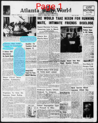 Page thumbnail for Atlanta Daily World