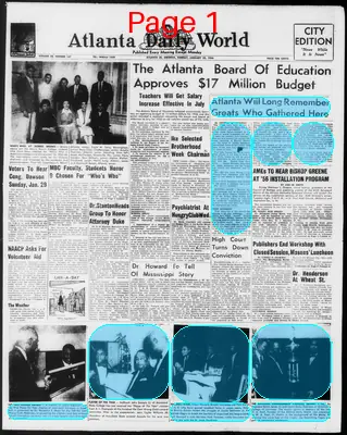 Page thumbnail for Atlanta Daily World