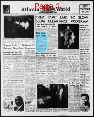 Page thumbnail for Atlanta Daily World