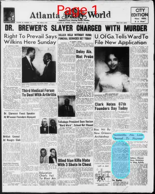 Page thumbnail for Atlanta Daily World