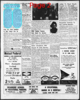 Page thumbnail for Atlanta Daily World