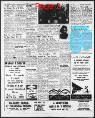 Page thumbnail for Atlanta Daily World