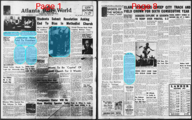 Page thumbnail for Atlanta Daily World