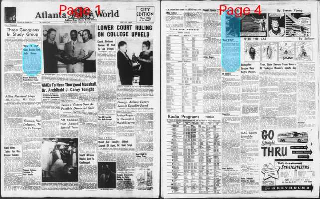 Page thumbnail for Atlanta Daily World