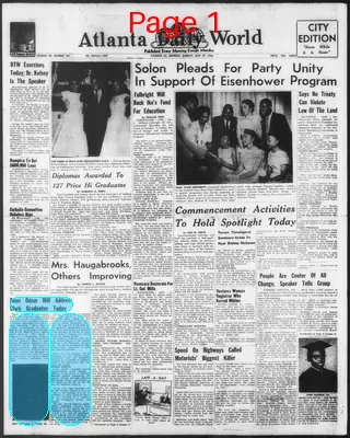 Page thumbnail for Atlanta Daily World