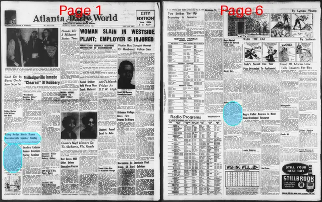Page thumbnail for Atlanta Daily World