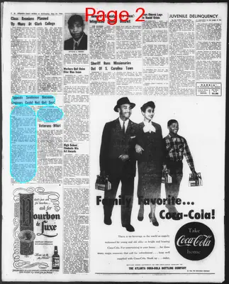 Page thumbnail for Atlanta Daily World