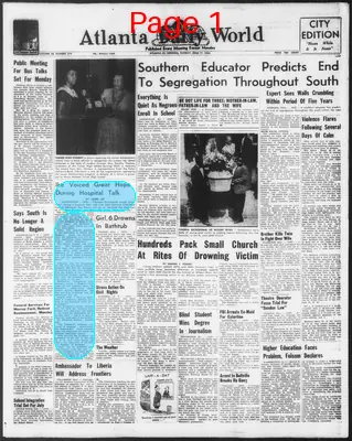 Page thumbnail for Atlanta Daily World