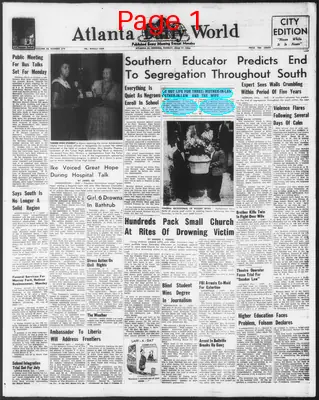 Page thumbnail for Atlanta Daily World