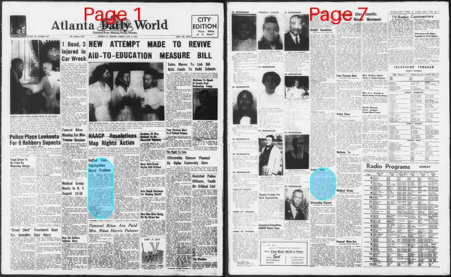 Page thumbnail for Atlanta Daily World