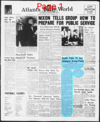 Page thumbnail for Atlanta Daily World