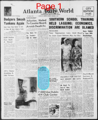 Page thumbnail for Atlanta Daily World
