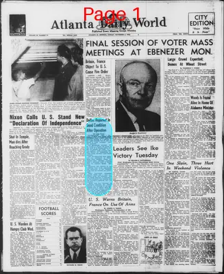 Page thumbnail for Atlanta Daily World