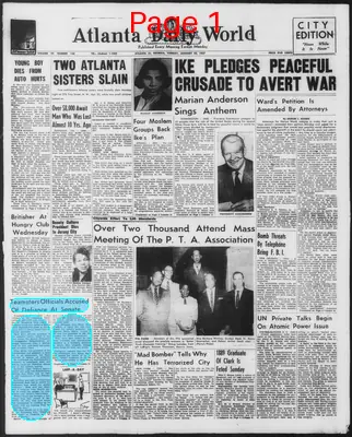 Page thumbnail for Atlanta Daily World