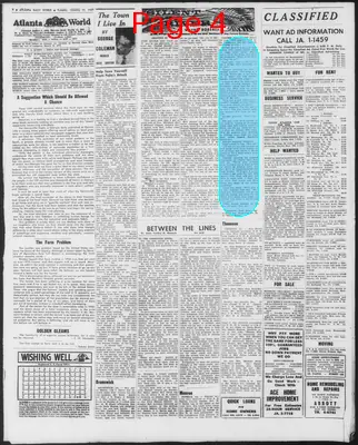Page thumbnail for Atlanta Daily World