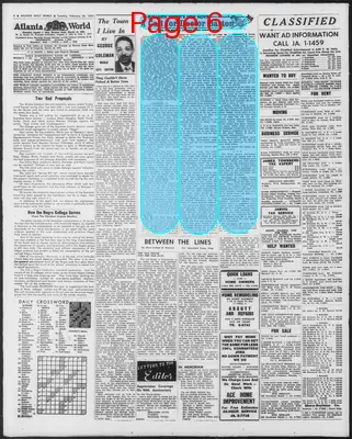Page thumbnail for Atlanta Daily World