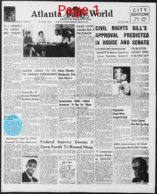 Page thumbnail for Atlanta Daily World
