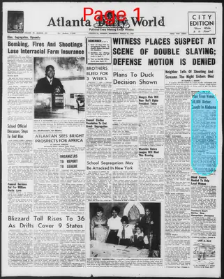 Page thumbnail for Atlanta Daily World