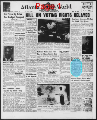 Page thumbnail for Atlanta Daily World