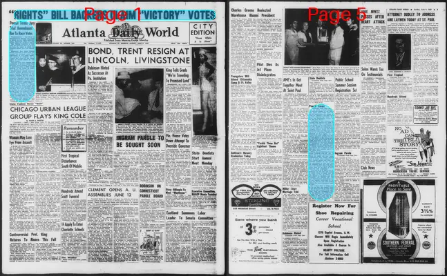 Page thumbnail for Atlanta Daily World