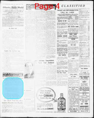 Page thumbnail for Atlanta Daily World