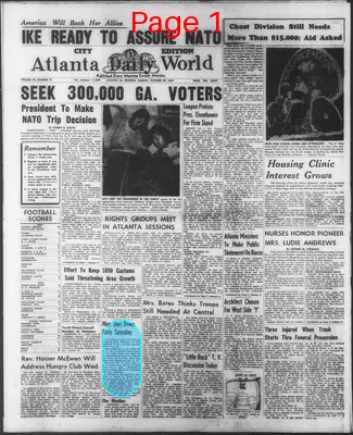 Page thumbnail for Atlanta Daily World