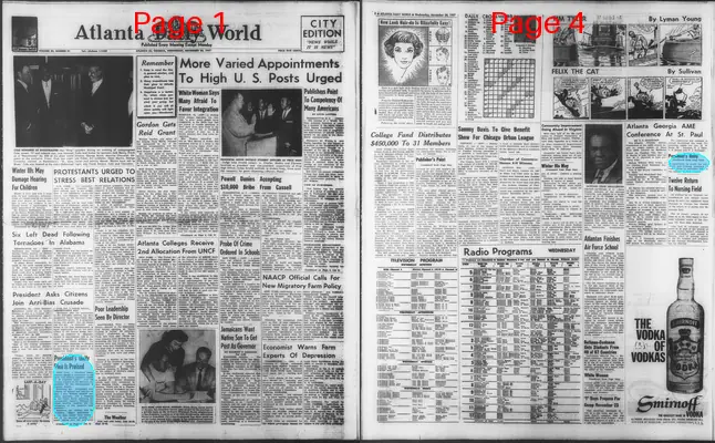 Page thumbnail for Atlanta Daily World