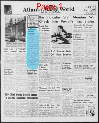 Page thumbnail for Atlanta Daily World