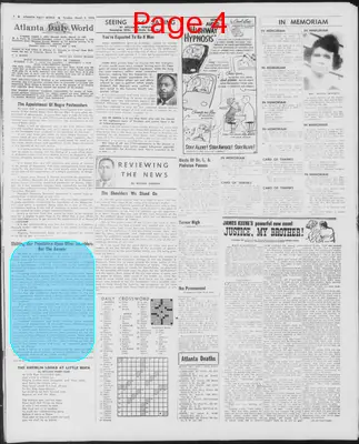 Page thumbnail for Atlanta Daily World