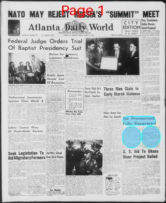 Page thumbnail for Atlanta Daily World