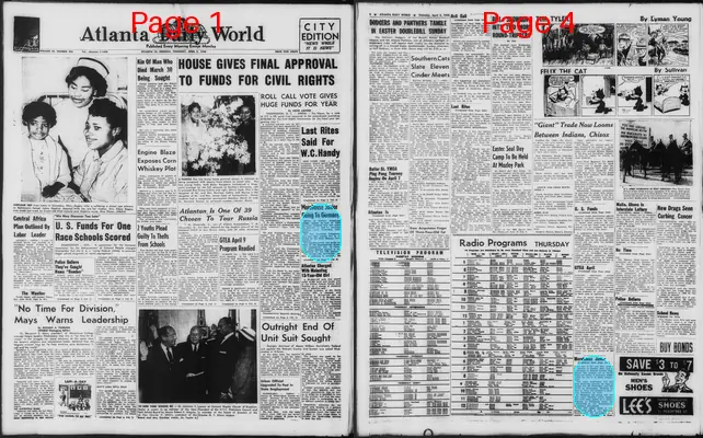 Page thumbnail for Atlanta Daily World