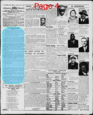 Page thumbnail for Atlanta Daily World
