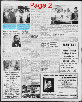 Page thumbnail for Atlanta Daily World