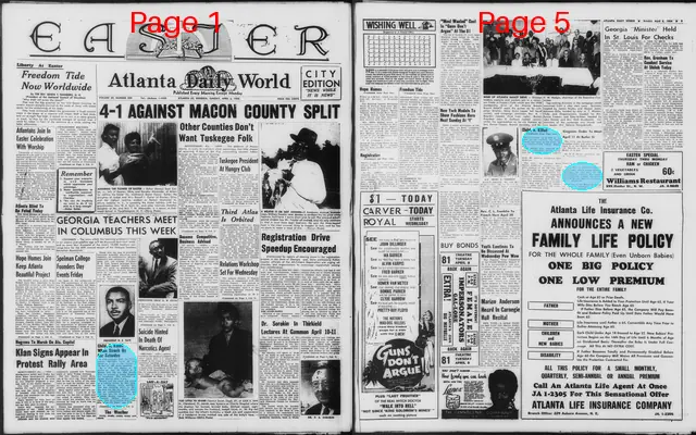 Page thumbnail for Atlanta Daily World
