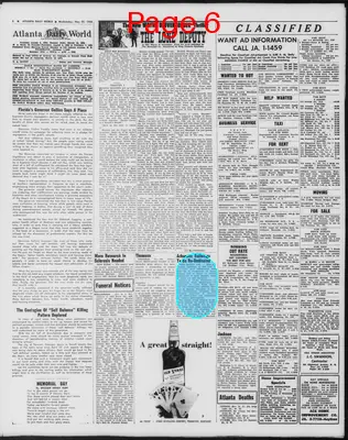 Page thumbnail for Atlanta Daily World