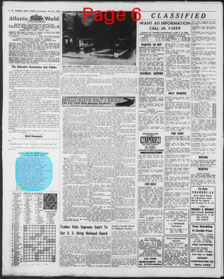 Page thumbnail for Atlanta Daily World