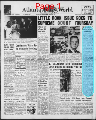 Page thumbnail for Atlanta Daily World