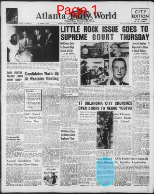 Page thumbnail for Atlanta Daily World