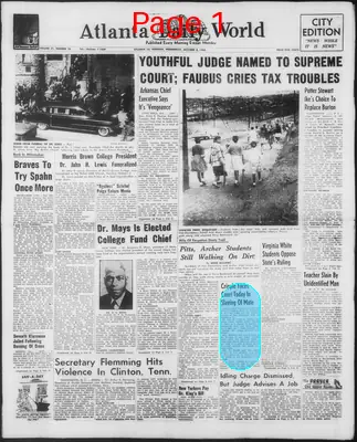Page thumbnail for Atlanta Daily World