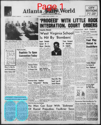 Page thumbnail for Atlanta Daily World