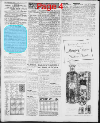 Page thumbnail for Atlanta Daily World