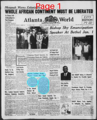 Page thumbnail for Atlanta Daily World