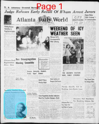 Page thumbnail for Atlanta Daily World