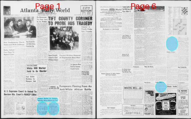 Page thumbnail for Atlanta Daily World
