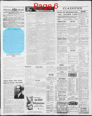 Page thumbnail for Atlanta Daily World