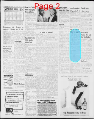 Page thumbnail for Atlanta Daily World