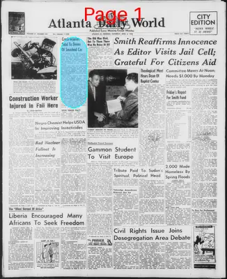 Page thumbnail for Atlanta Daily World