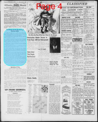 Page thumbnail for Atlanta Daily World