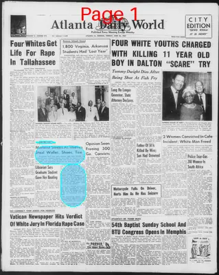 Page thumbnail for Atlanta Daily World