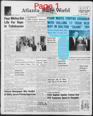 Page thumbnail for Atlanta Daily World